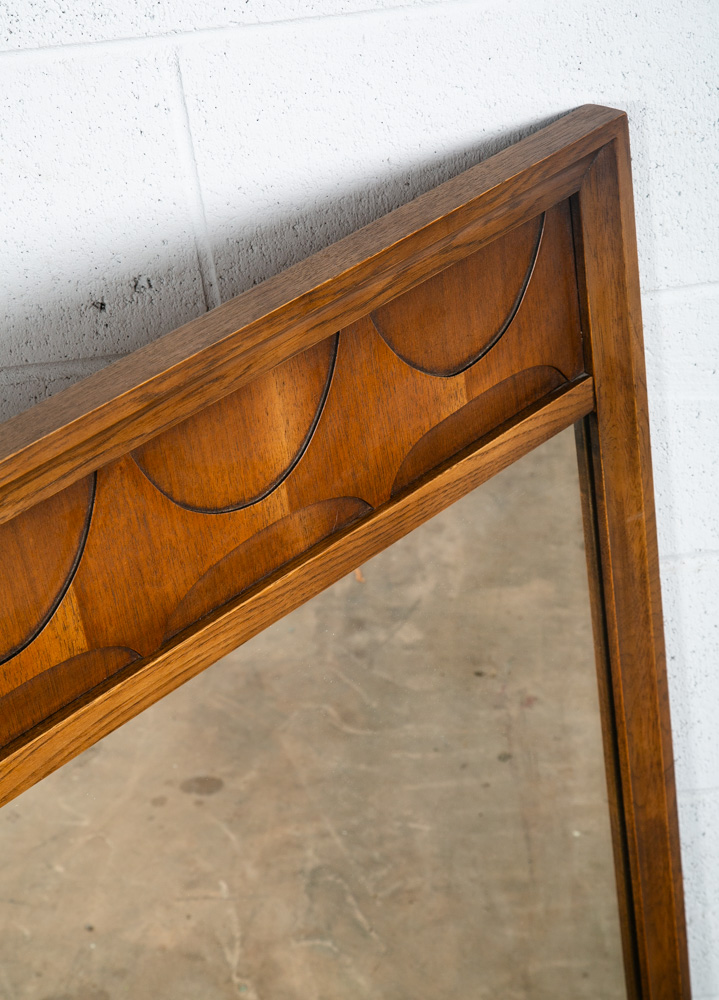 Mid Century Modern Mirror Wall Hanging Broyhill Brasilia Bathroom Rectangular NM - Image 8