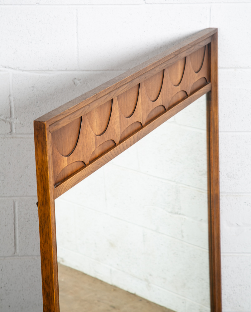 Mid Century Modern Mirror Wall Hanging Broyhill Brasilia Bathroom Rectangular NM - Image 7