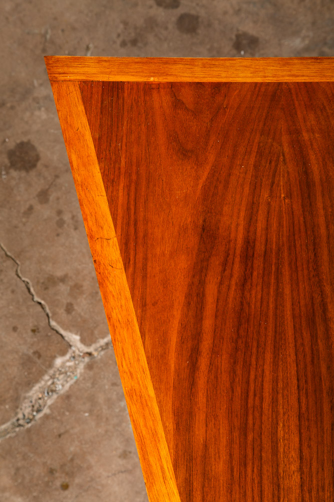 Mid Century Modern Side Table End Lane Wedge 4 Legs Walnut Vintage Drexel Mcm - Image 7