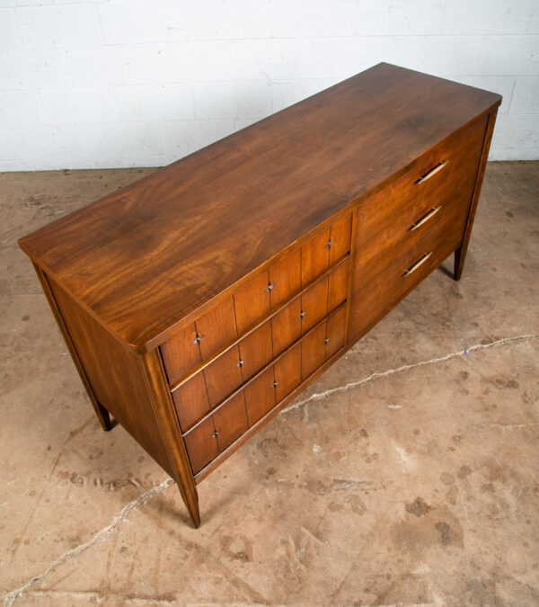 Mid Century Modern Dresser Credenza Broyhill Saga 6 Drawer Star Brazilia Danish - Image 6