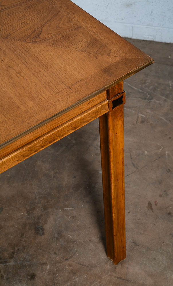 Mid Century Modern Dining Table Thomasville Drexel Walnut Extension Leaf x2 Mcm - Image 12