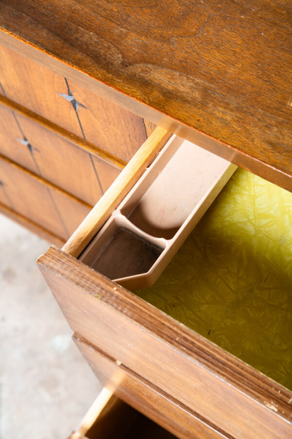Mid Century Modern Dresser Credenza Broyhill Saga 6 Drawer Star Brazilia Danish - Image 11