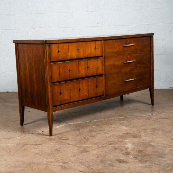 Mid Century Modern Dresser Credenza Broyhill Saga 6 Drawer Star Brazilia Danish