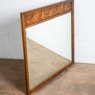 Mid Century Modern Mirror Wall Hanging Broyhill Brasilia Bathroom Rectangular NM