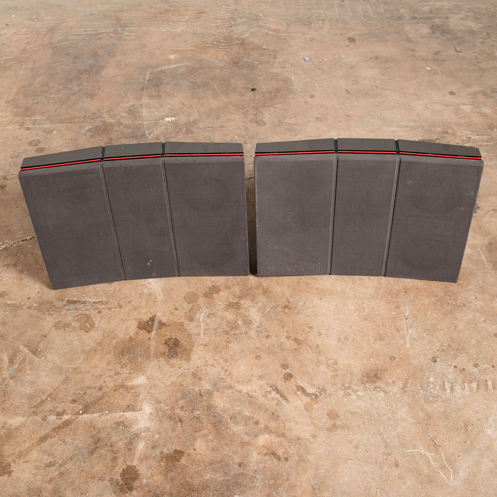 Mid Century Modern Speakers Set Rosewood Bang & Olufsen 6513 B&O Red Line Mcm - Image 4