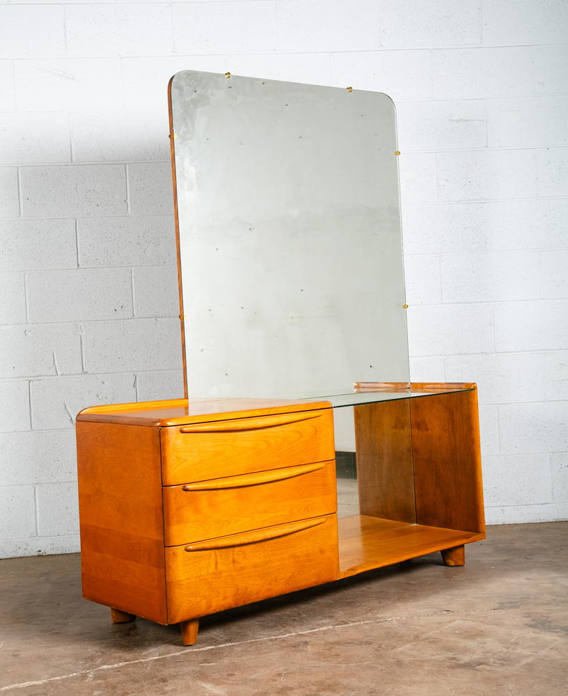 Mid Century Modern Vanity Dressing Table Heywood Wakefield Encore Mcm
