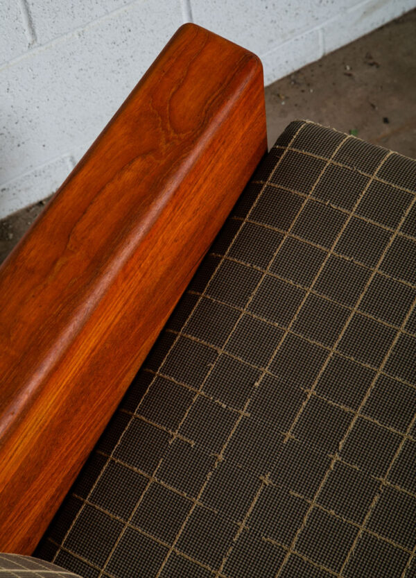 Mid Century Danish Modern Sofa Couch Tarm Stole Denmark 3 Seat Solid Teak Cased - Image 8