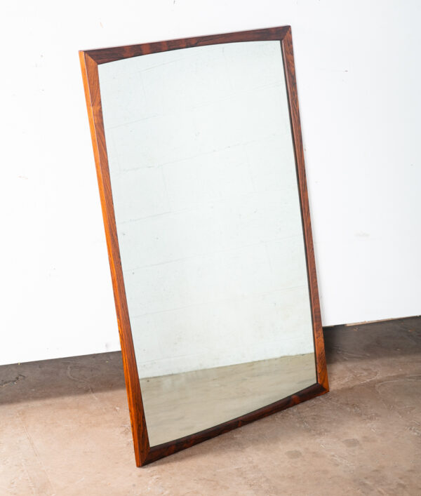 Mid Century Danish Modern Mirror Aksel Kjersgaard Wall Vanity Rosewood LG 31x47