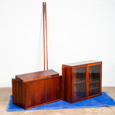 Mid Century Danish Modern Wall Unit Kai Kristiansen FM Brazilian Rosewood 1 Bay