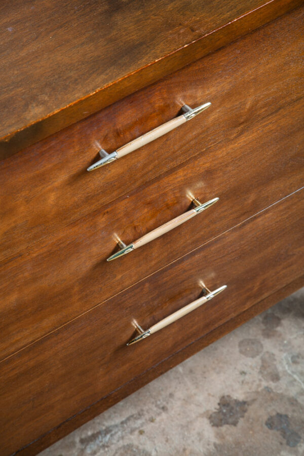 Mid Century Modern Dresser Credenza Broyhill Saga 6 Drawer Star Brazilia Danish - Image 7