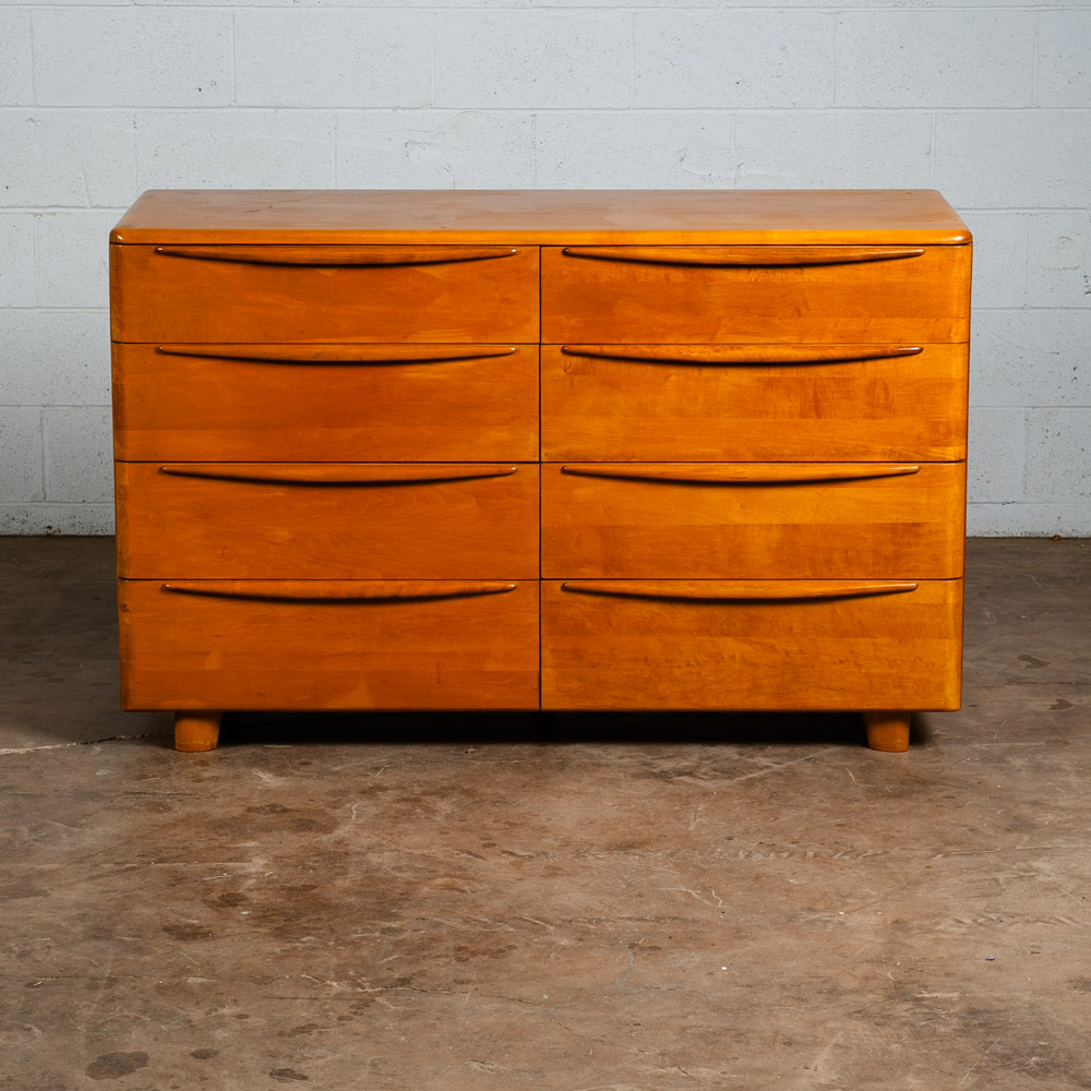 Mid Century Modern Dresser 8 Drawer Heywood Wakefield Solid Maple Blonde Mcm NM - Image 2