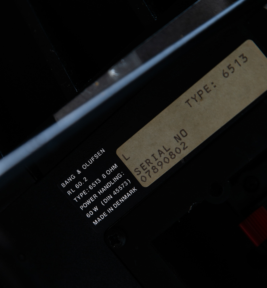 Mid Century Modern Speakers Set Rosewood Bang & Olufsen 6513 B&O Red Line Mcm - Image 6