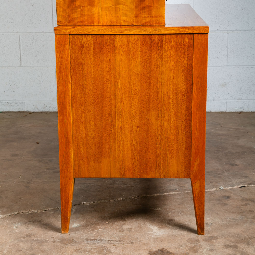 Mid Century Modern China Cabinet Walnut Hutch Glass Display Danish Furniture M - Image 5