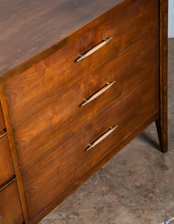 Mid Century Modern Dresser Credenza Broyhill Saga 6 Drawer Star Brazilia Danish - Image 12