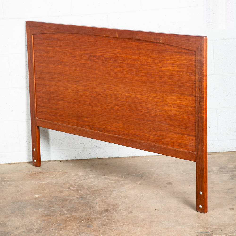 Mid Century Danish Modern Teak Full Size Headboard Vintage MCM Denmark 54Wx35H - Image 3
