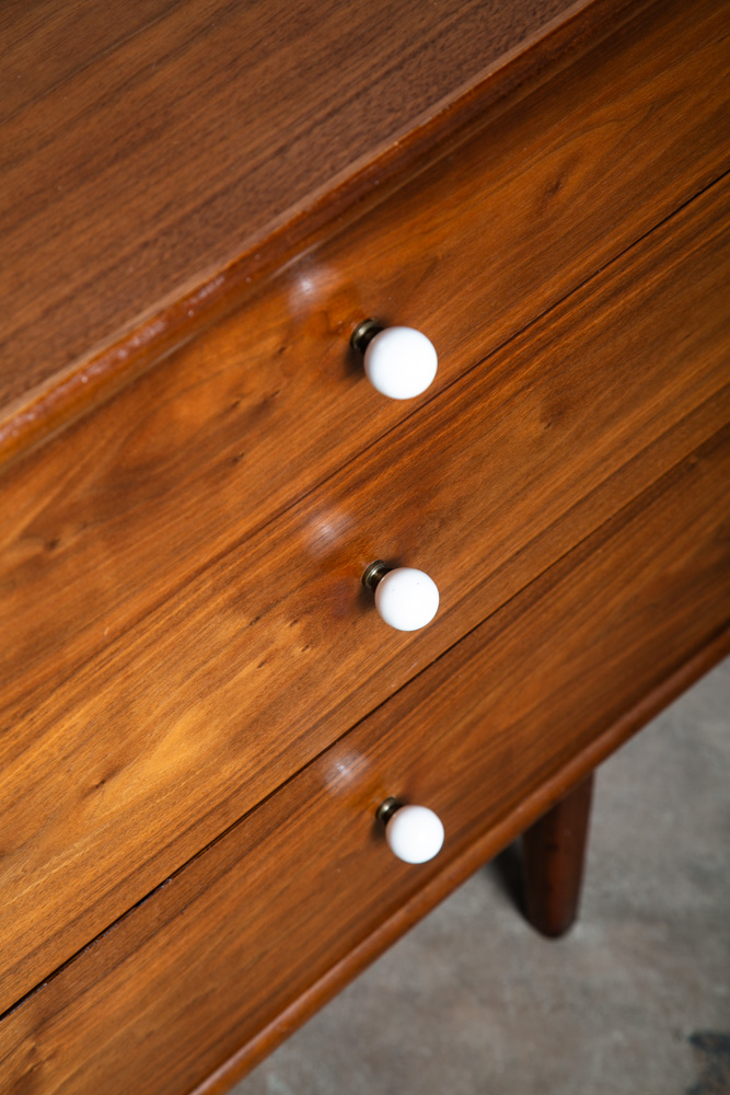 Mid Century Modern Dresser Credenza 6 Drawer Drexel Declaration Vintage Walnut - Image 12