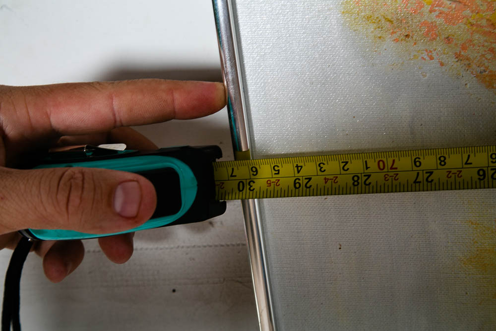 Mid Century Modern Painting Original Art Abstract Flowers Floral 1970s Square 30' - Image 12