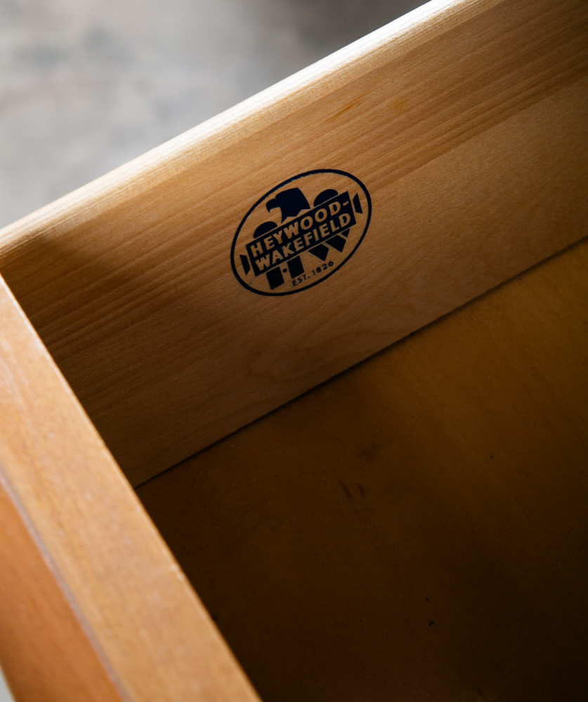 Mid Century Modern Dresser 8 Drawer Heywood Wakefield Solid Maple Blonde Mcm NM - Image 6