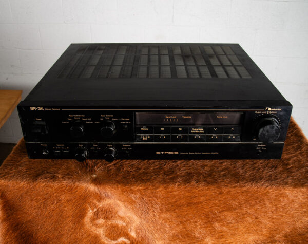 Vintage Nakamichi Receiver SR-3A Stasis Stereo Amplifier Amp Black Home Audio