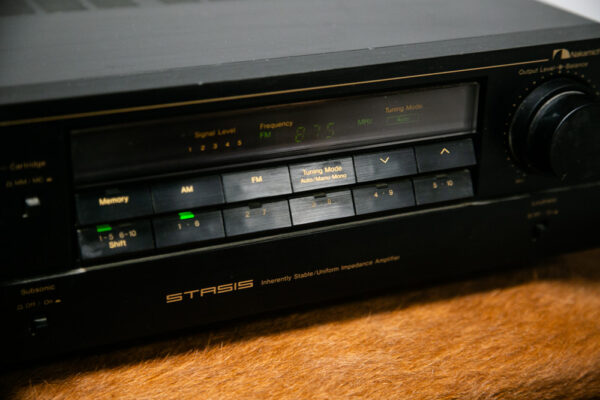 Vintage Nakamichi Receiver SR-3A Stasis Stereo Amplifier Amp Black Home Audio - Image 3