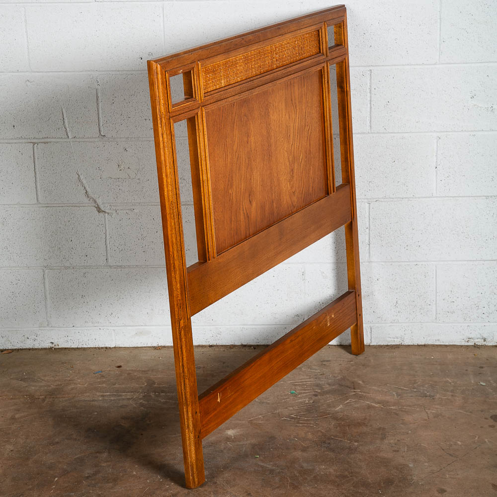 Mid Century Modern Headboard King Bed Frame Twin Set Passage Drexel Declaration - Image 12