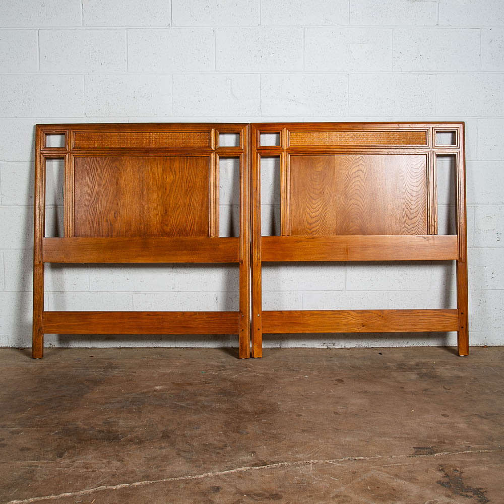 Mid Century Modern Headboard King Bed Frame Twin Set Passage Drexel Declaration