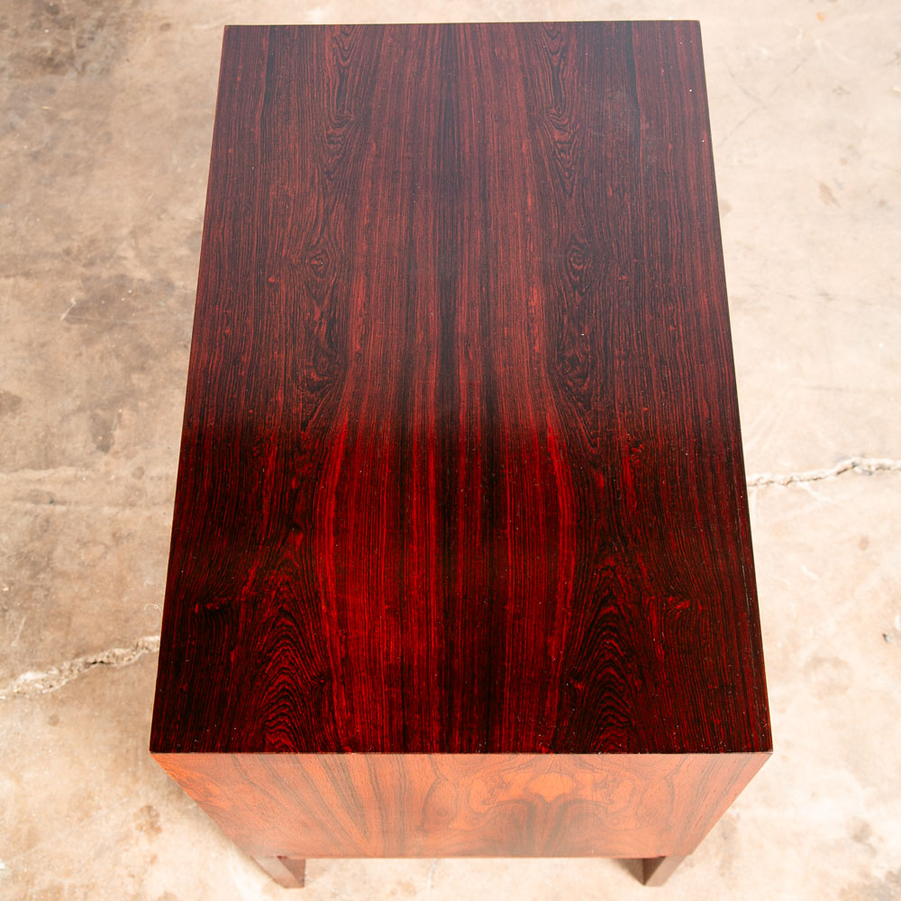 Mid Century Danish Modern Nightstand End Side Table Brazilian Rosewood Drawer M - Image 6