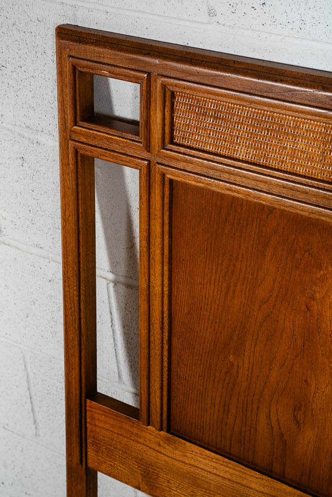 Mid Century Modern Headboard King Bed Frame Twin Set Passage Drexel Declaration - Image 7