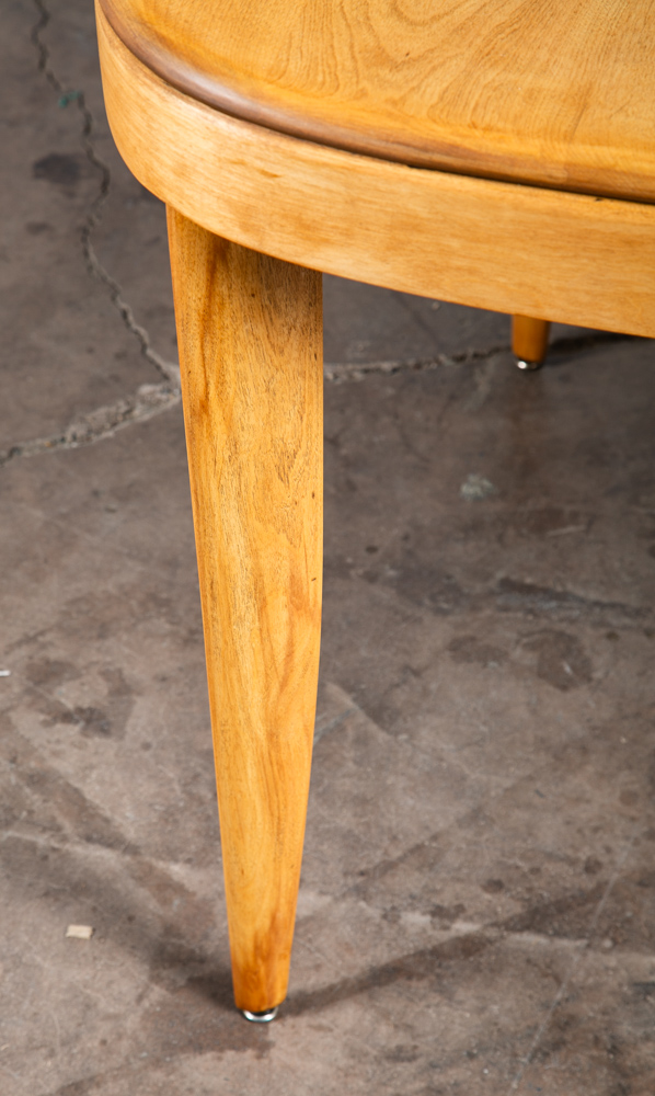 Mid Century Modern Dining Table Solid Birch Gilbert Rohde Heywood Wakefield Leaf - Image 12