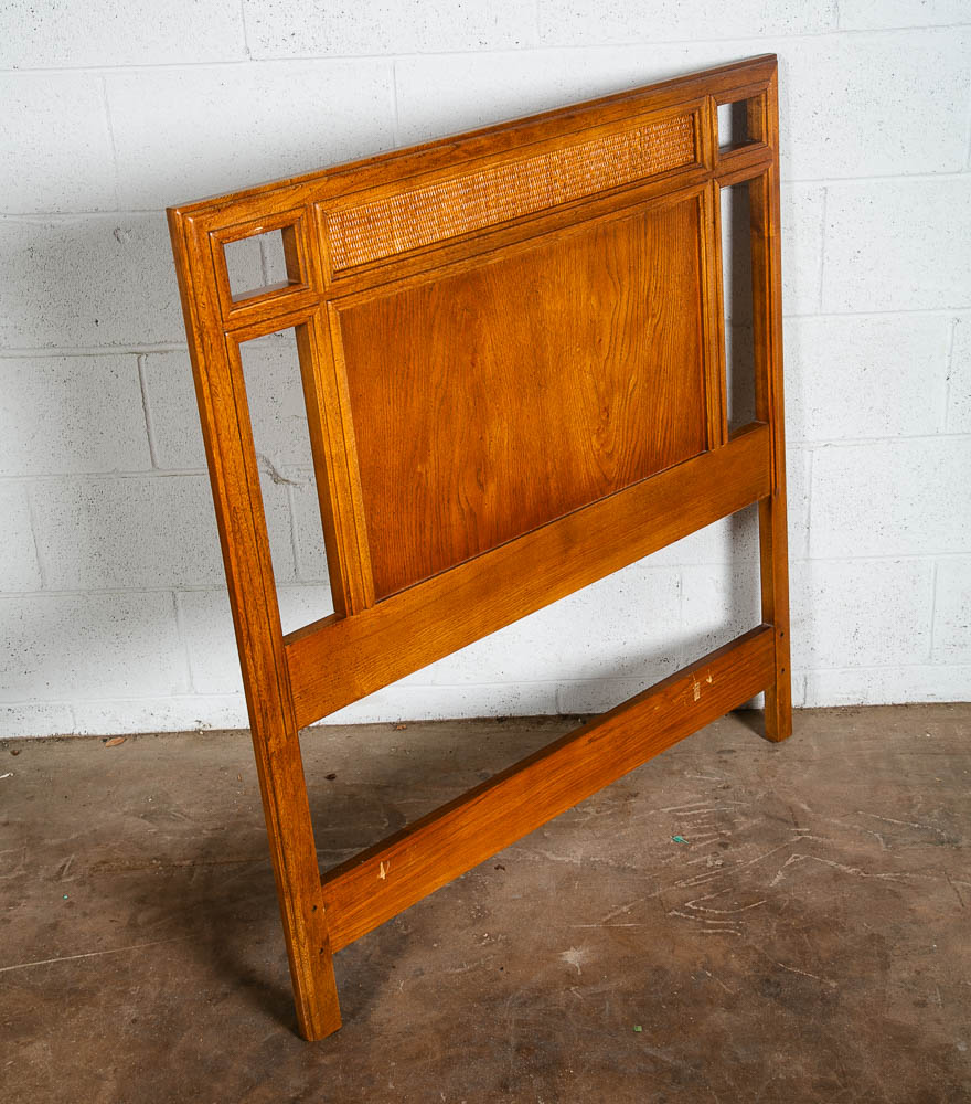 Mid Century Modern Headboard King Bed Frame Twin Set Passage Drexel Declaration - Image 3