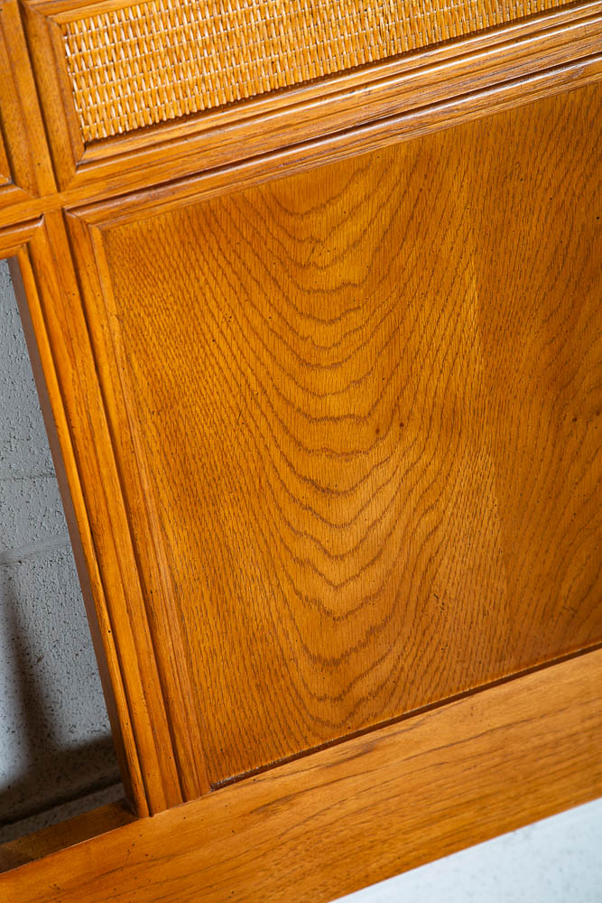 Mid Century Modern Headboard King Bed Frame Twin Set Passage Drexel Declaration - Image 10