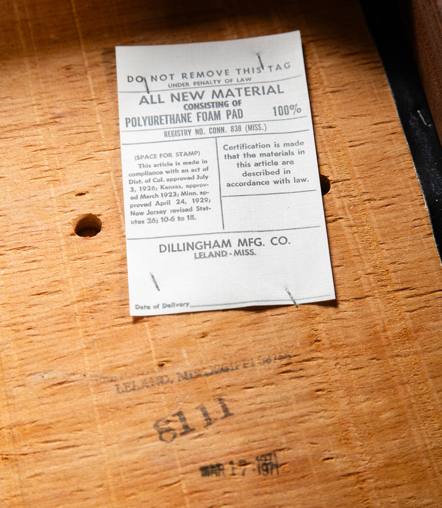 Mid Century Modern Dining Chairs Set 2 Dillingham Solid Walnut High Back Black - Image 10