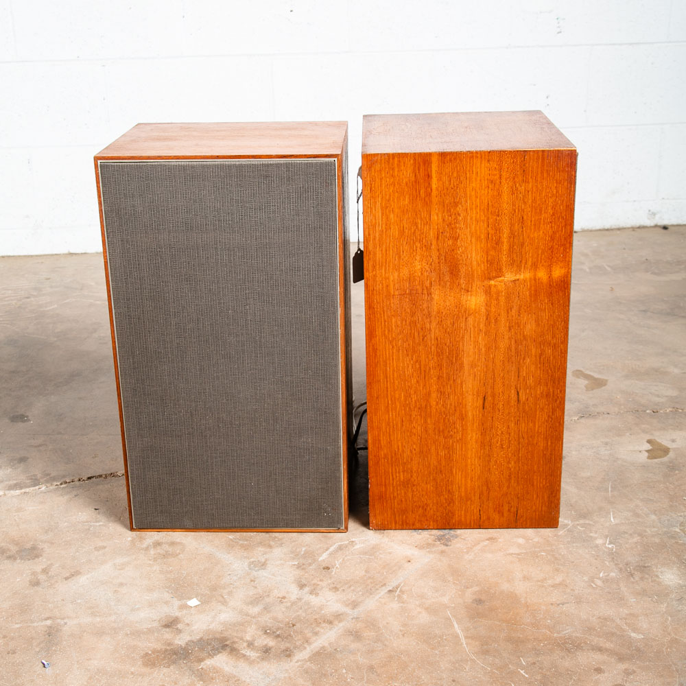 Mid Century Modern Speakers Set Scan Dyna A-25 Teak Vintage Hifi Audiophile Mcm - Image 8