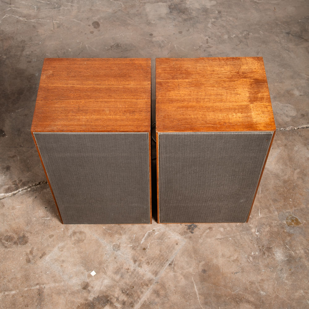 Mid Century Modern Speakers Set Scan Dyna A-25 Teak Vintage Hifi Audiophile Mcm - Image 6