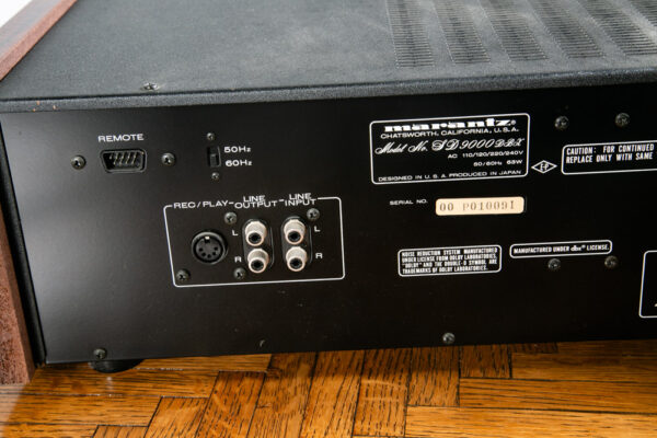 Vintage Marantz Tape Deck Compudeck Marantz SD9000 Gold Stereo 3 head Cassette - Image 10