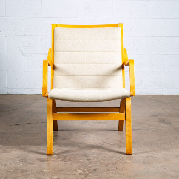 Mid Century Danish Modern Lounge Chair Armchair White Finn Ostergaard Denmark - Image 2