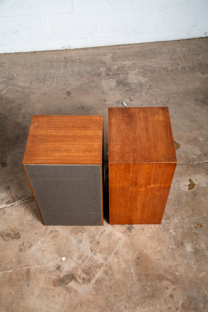 Mid Century Modern Speakers Set Scan Dyna A-25 Teak Vintage Hifi Audiophile Mcm - Image 9