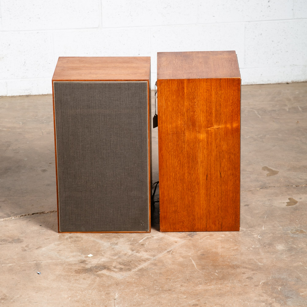 Mid Century Modern Speakers Set Scan Dyna A-25 Teak Vintage Hifi Audiophile Mcm - Image 4