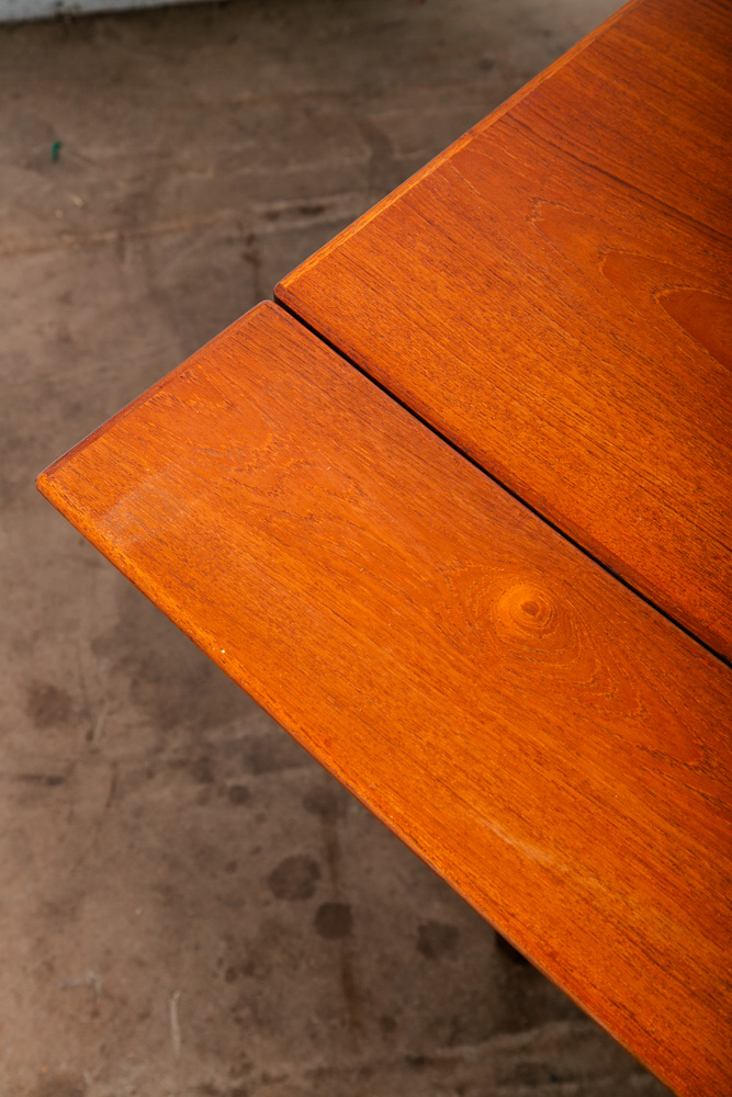 Mid Century Danish Modern Coffee Table Teak Elevator Dining Transforming Denmark - Image 11