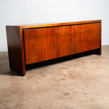 Mid Century Modern Credenza Dresser 9 Drawer Dillingham Walnut Vintage Mcm Mint