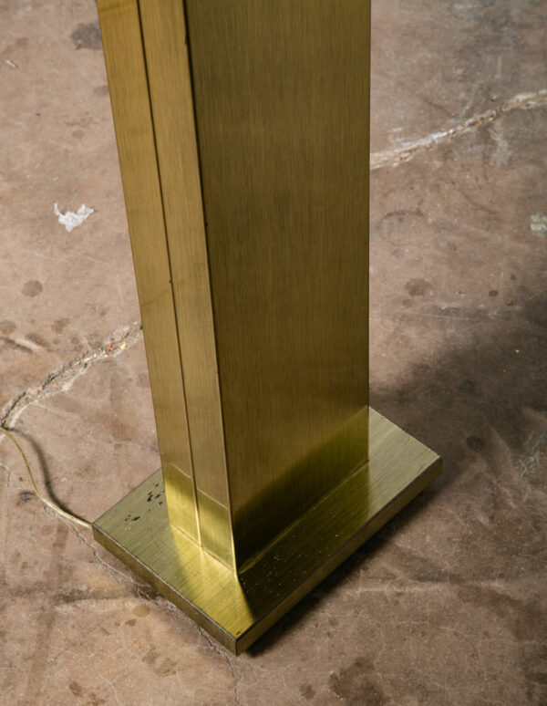 Mid Century Modern Floor Skyscraper Lamp set Casella Lighting Brass Gold Pair Halogen Mcm Two Tall Italy - Image 7