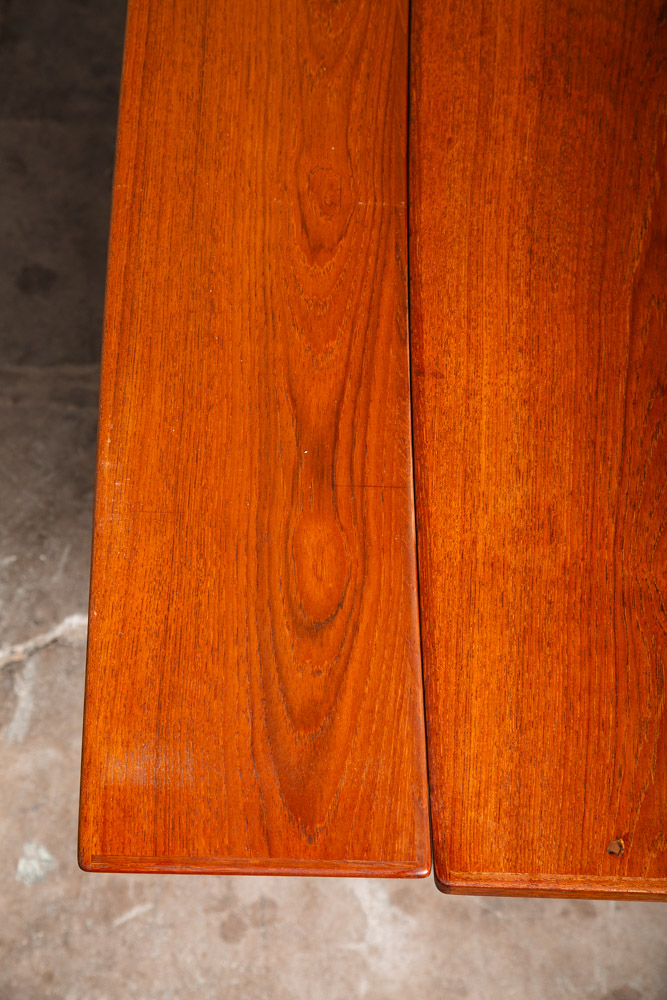 Mid Century Danish Modern Coffee Table Teak Elevator Dining Transforming Denmark - Image 10