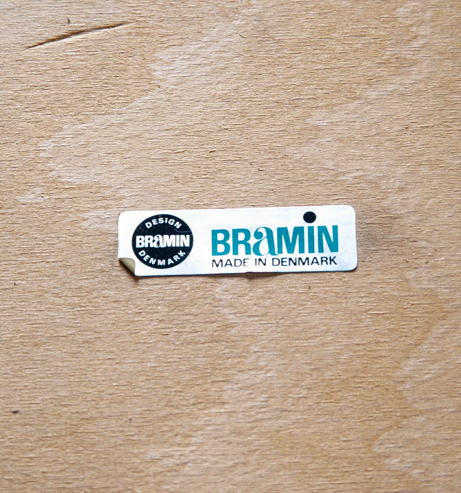 Mid Century Danish Modern Dining Chairs Set High back HW Klein Bramin Velvet Mcm - Image 4