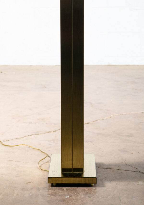 Mid Century Modern Floor Skyscraper Lamp set Casella Lighting Brass Gold Pair Halogen Mcm Two Tall Italy - Image 10
