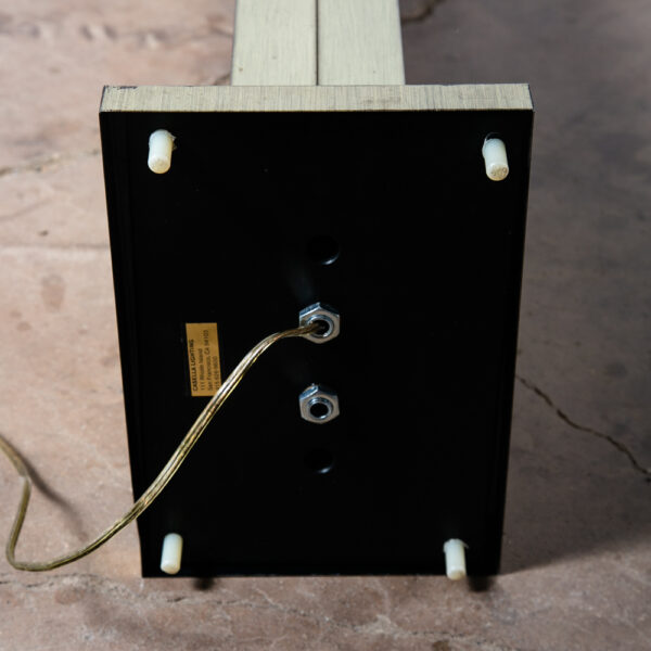 Mid Century Modern Floor Skyscraper Lamp set Casella Lighting Brass Gold Pair Halogen Mcm Two Tall Italy - Image 11