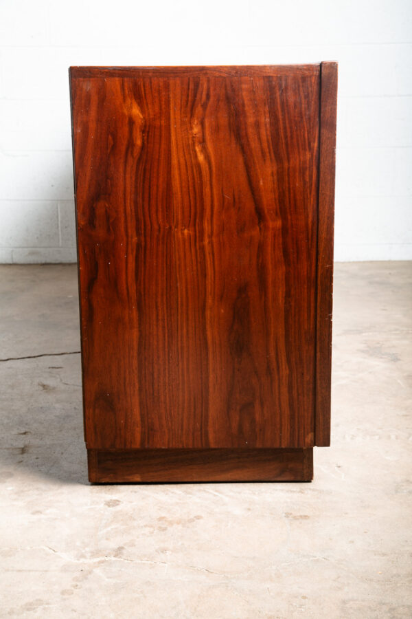 Mid Century Modern Credenza Dresser 12 Drawer Solid Walnut Vintage Cabinet 93" - Image 12