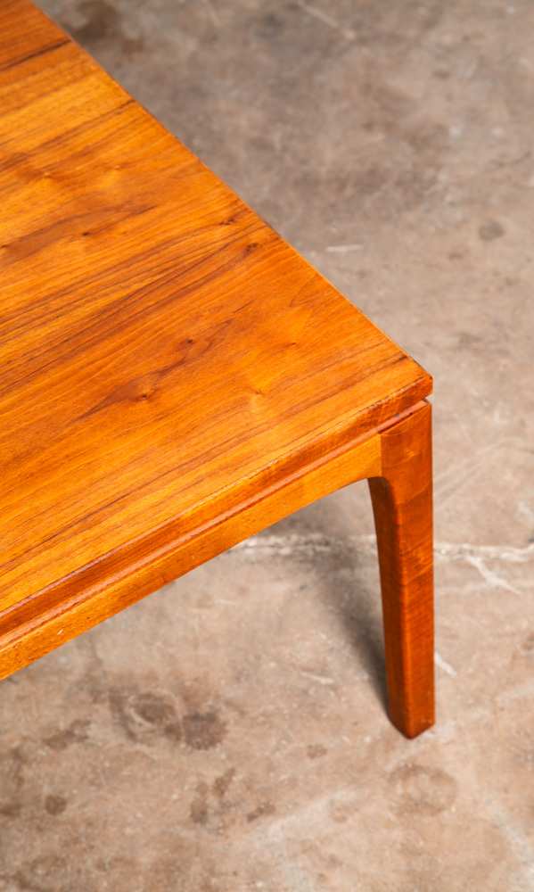 Mid Century Danish Modern Table Dux Solid Teak Sweden Square Cube Side End Wood - Image 8