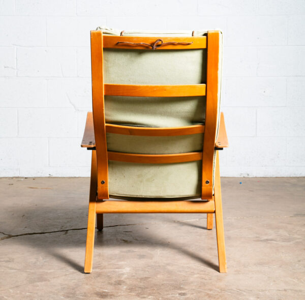 Mid Century Danish Modern Lounge Chair Armchair Green Simo Heikkila Rimbo Ikea - Image 4