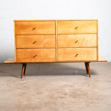 Mid Century Modern Dresser 6 Drawer Paul Mccobb Planner Group Solid Maple Mcm