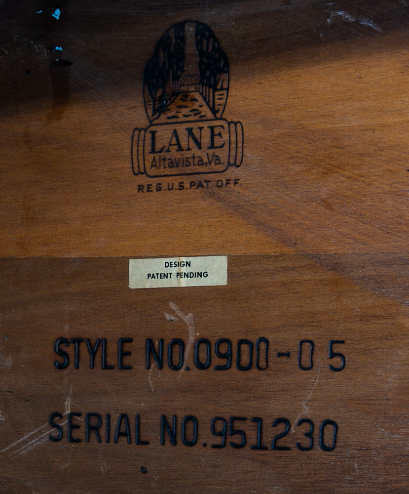 Mid Century Modern End Tables Side Nightstand Pair Lane Acclaim Rectangular NM - Image 4